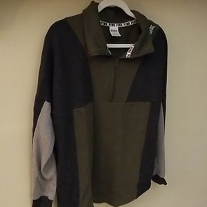 Pink 3/4 zip sweatshirt